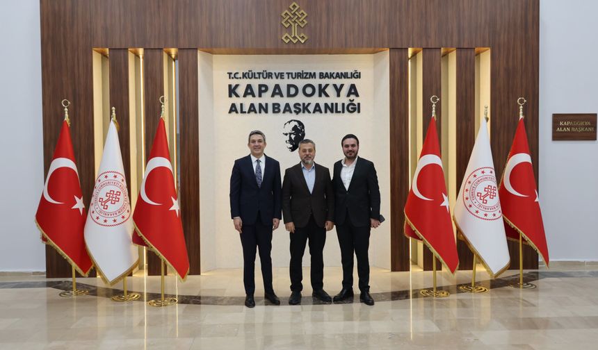 AK Parti Nevşehir Milletvekili Özgün’den Kapadokya Alan Başkanı Aslanbay’a ziyaret