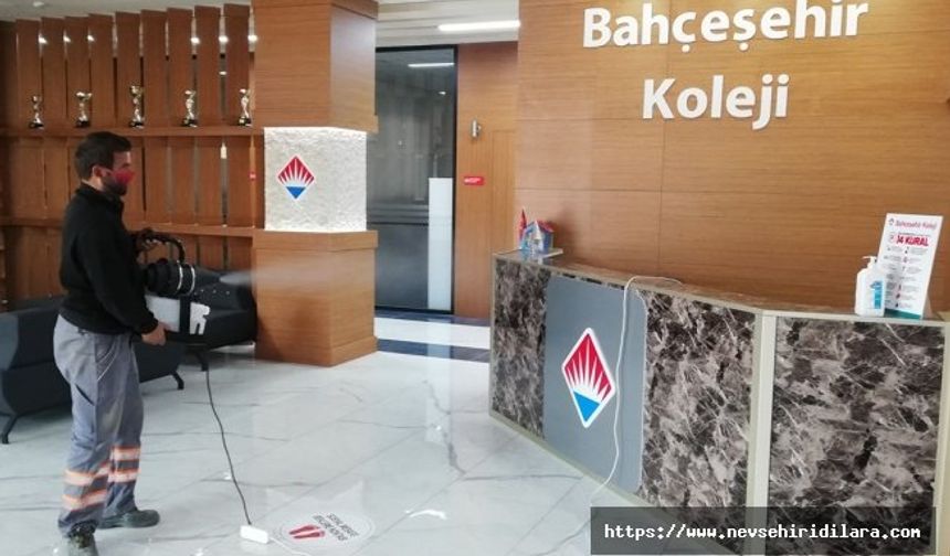 Bahçeşehir Koleji'nde Cumartesi Günü Dezenfekte Günü