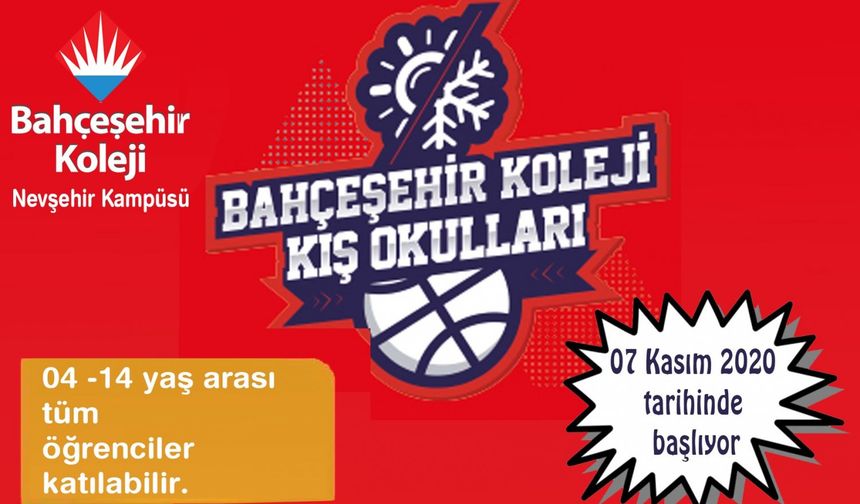 Bahçeşehir Koleji'nde Kış Okulları Başlıyor