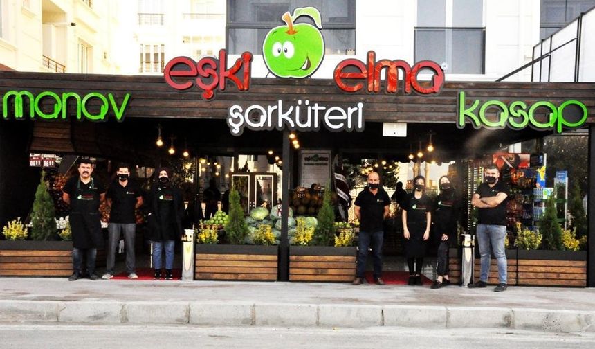 Eşki Elma Manav Şarküteri Açıldı