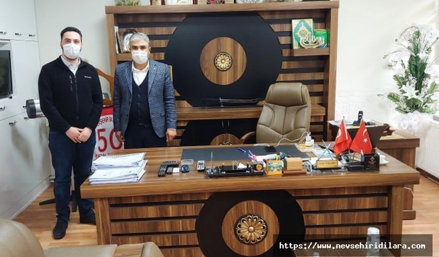Nevşehir-i Dilara Haber'den Kalaba Belediye Başkanı Erdal Yorgancı'ya Ziyaret