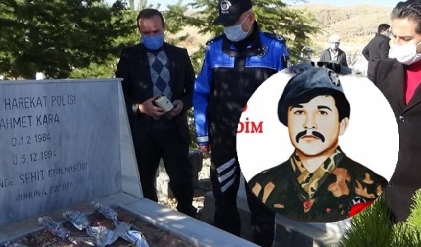 Şehit Özel Harekat Polis Memuru Ahmet Kara Sene-i Devriyesinde Mezarı Başında Anıldı