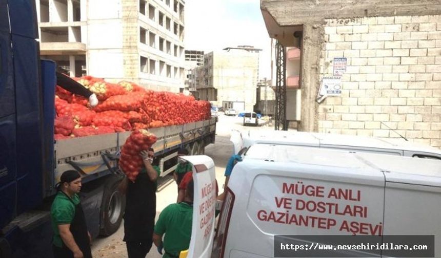 Kızılay Nevşehir'den Diğer 9 Şube'ye 56 Ton Patates,soğan Takviyesi