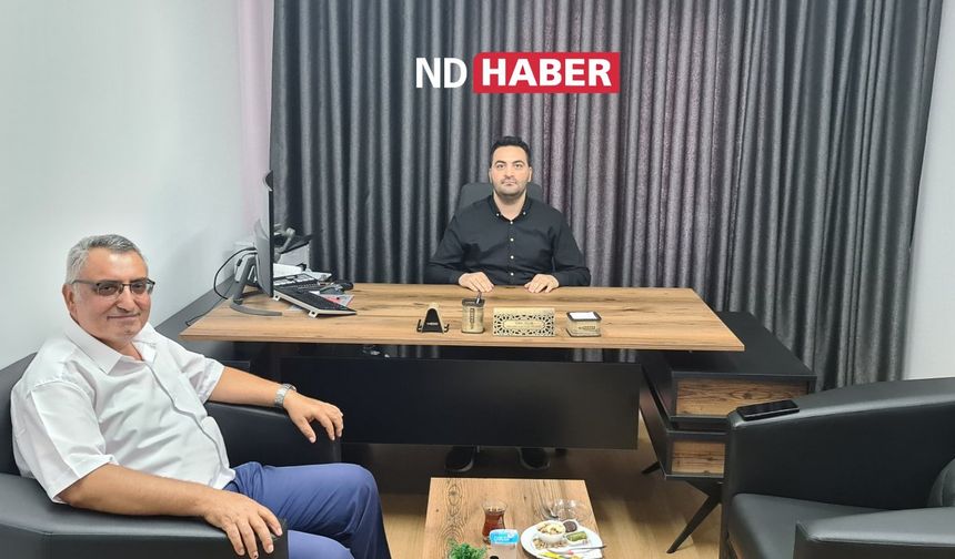 Nevşehir Öğretmenevi Müdürü Seyrani İpek'ten ND Haber'e Hayırlı Olsun Ziyareti 