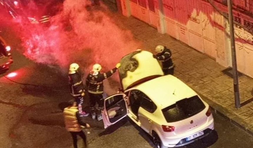 Nevşehir'de Otomobil Alevler İçinde Kaldı