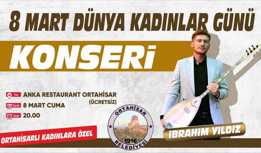 Ortahisar Belediyesi'nden Sürpriz Konser: İbrahim Yıldız 8 Mart'ta Sahne Alacak 