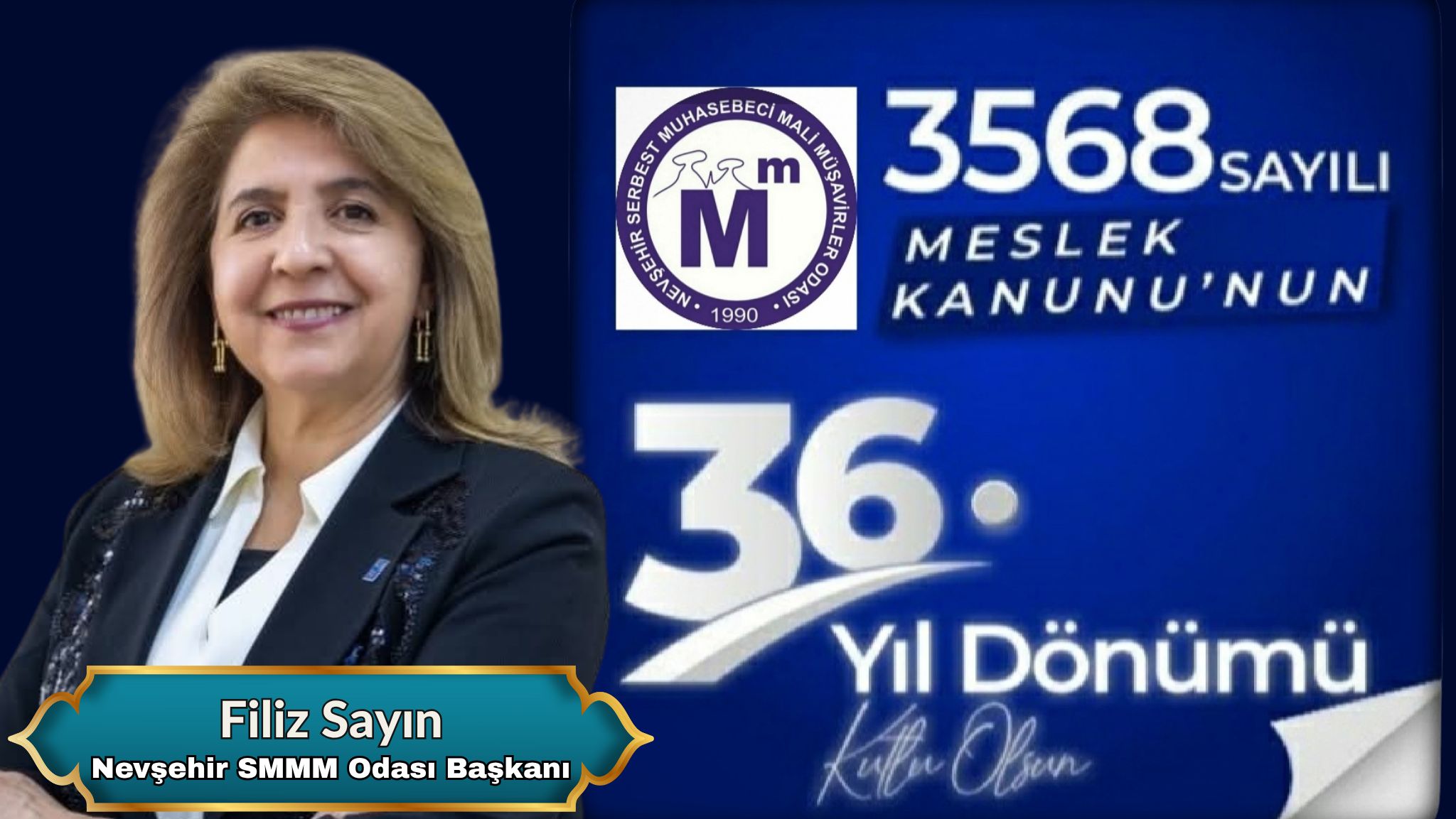 3568 Sayılı Meslek Yasamızın 36. Yılı Kutlu Olsun