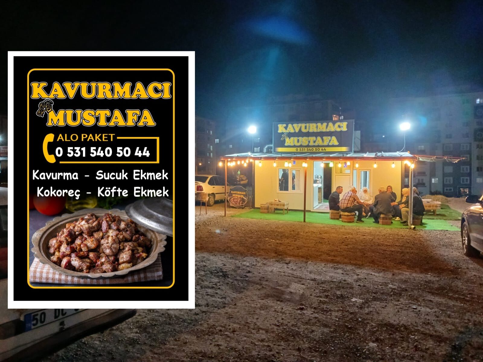 Nevşehir’in Yeni Lezzet Durağı: Kavurmacı Mustafa Gece 2’ye Kadar Sıcak Lezzetler