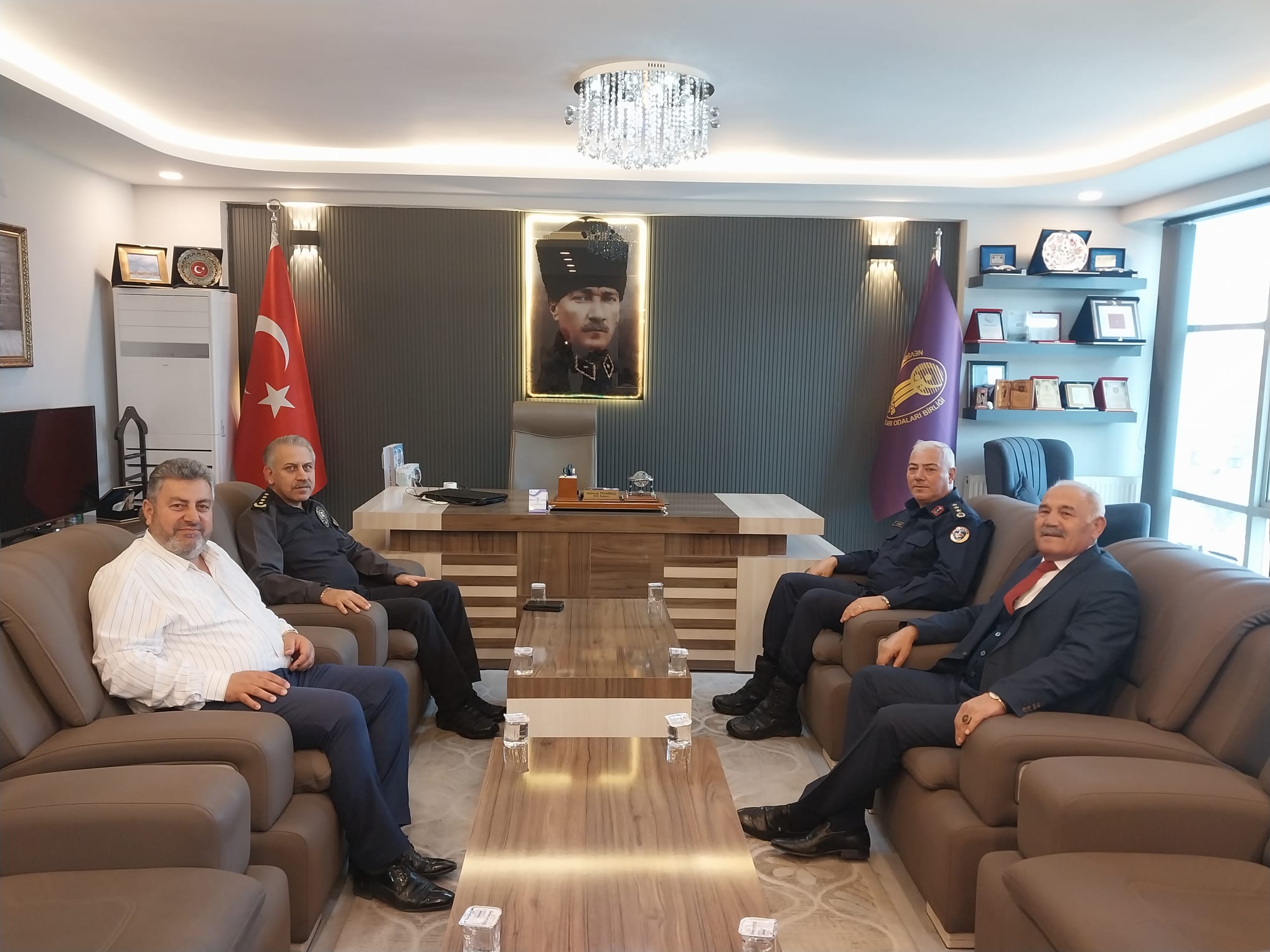 Emniyet Müdürü Ve Jandarma Komutanı Ziyareti