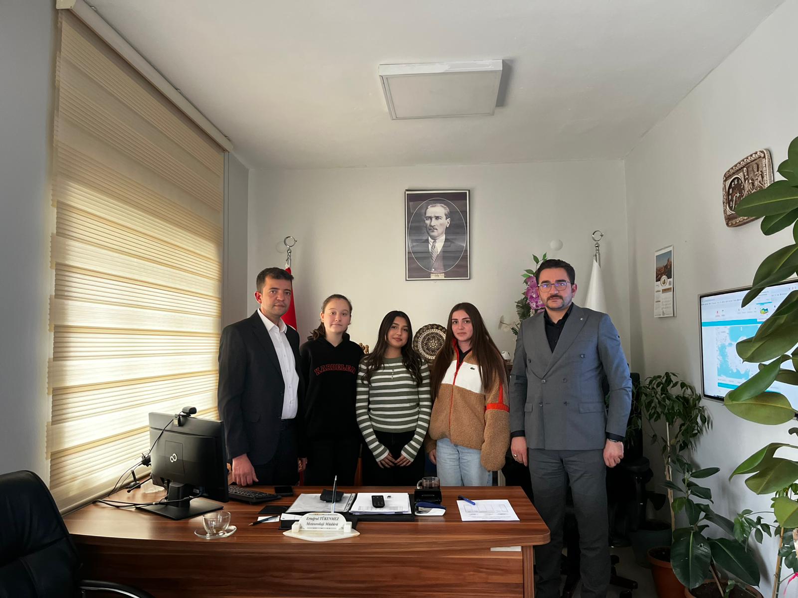 Özel Kardelen Fen Lisesi Öğrencilerinden Meteoroloji Müdürlüğüne Ziyaret 3