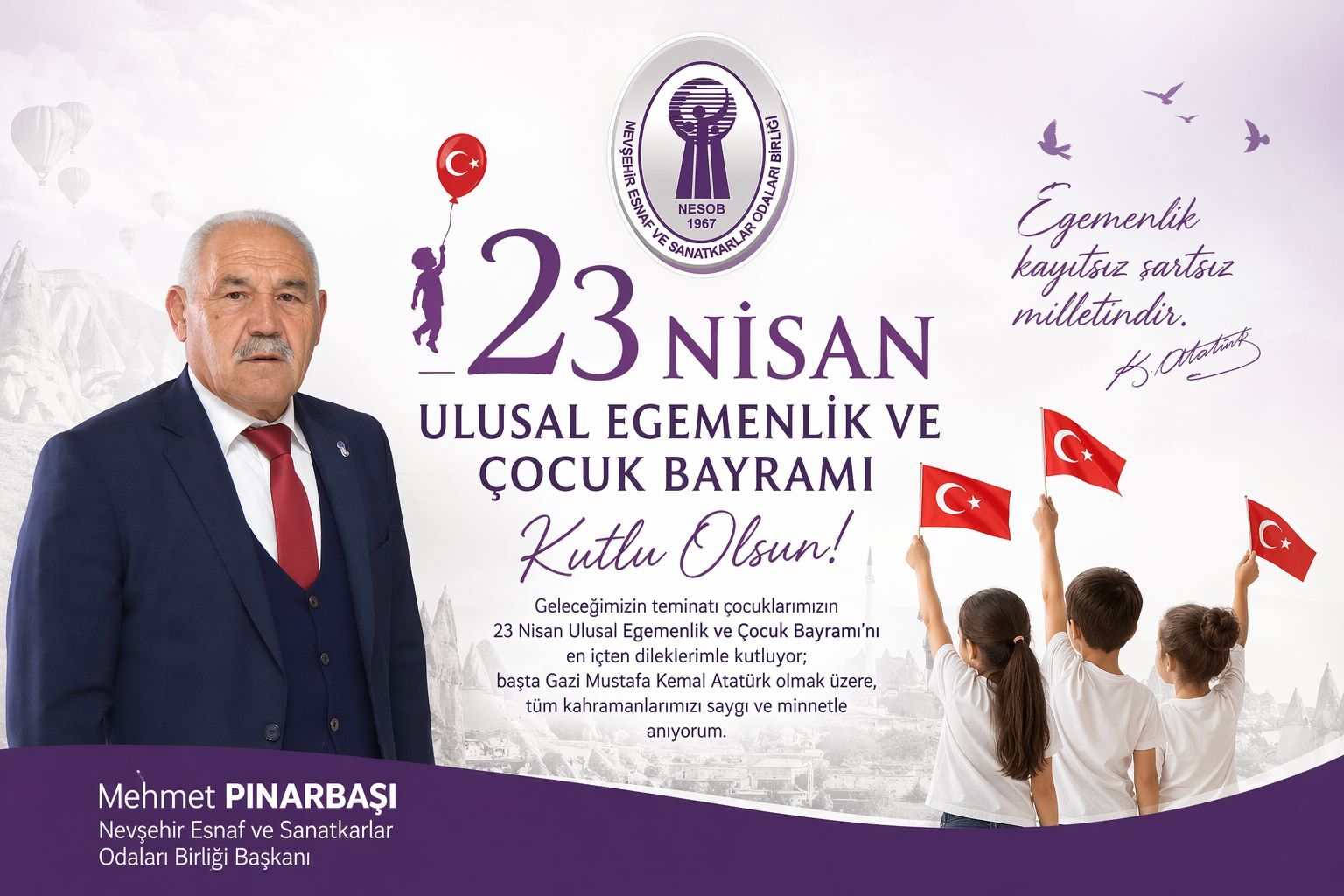 Mehmet Pınarbaşı 23 Nisan Kutlama