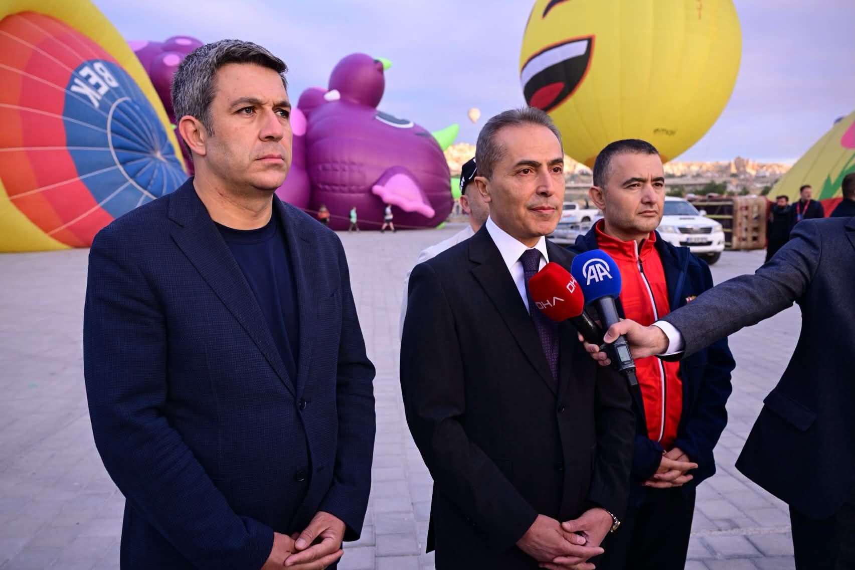 Vali Hüseyin Kök, 7.Kapadokya Balon Festivali’ne Katıldı