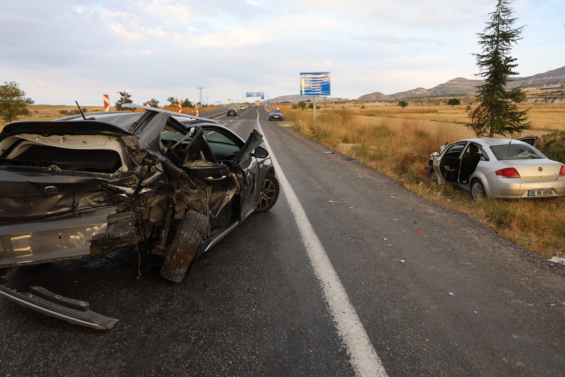Nevşehir’de Otomobil Önünde Seyreden Araca Çarptı: 6 Yaralı