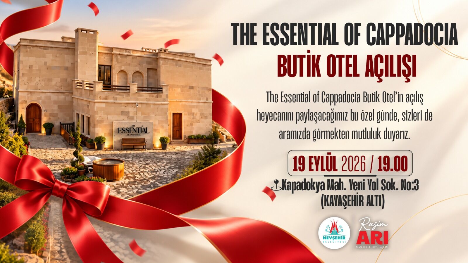 Nev Bel Buti̇k Otel Açiliş 001