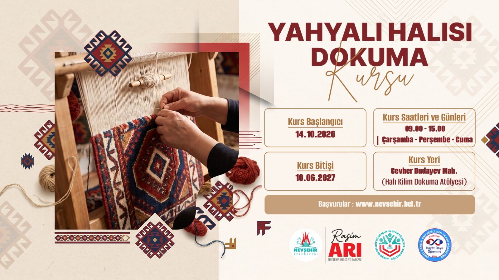 Nev Bel Hali Dokuma Kursu 001