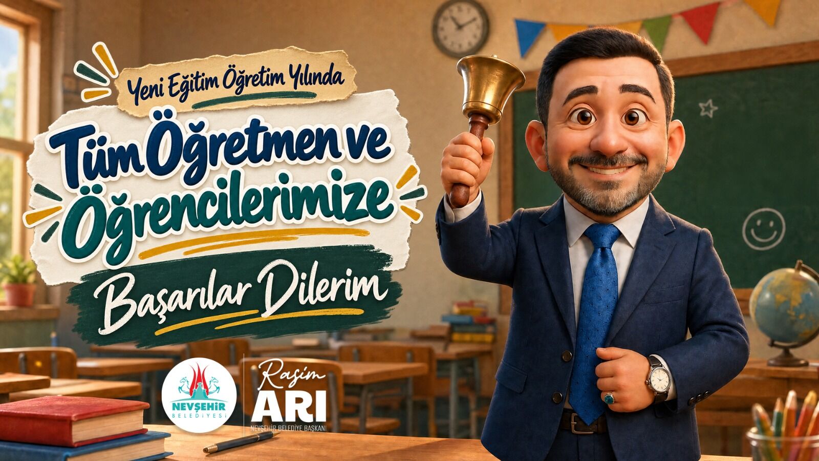Belediye Başkanı Rasim Arı'dan 2026-2027 Eğitim-Öğretim Yılı Mesajı
