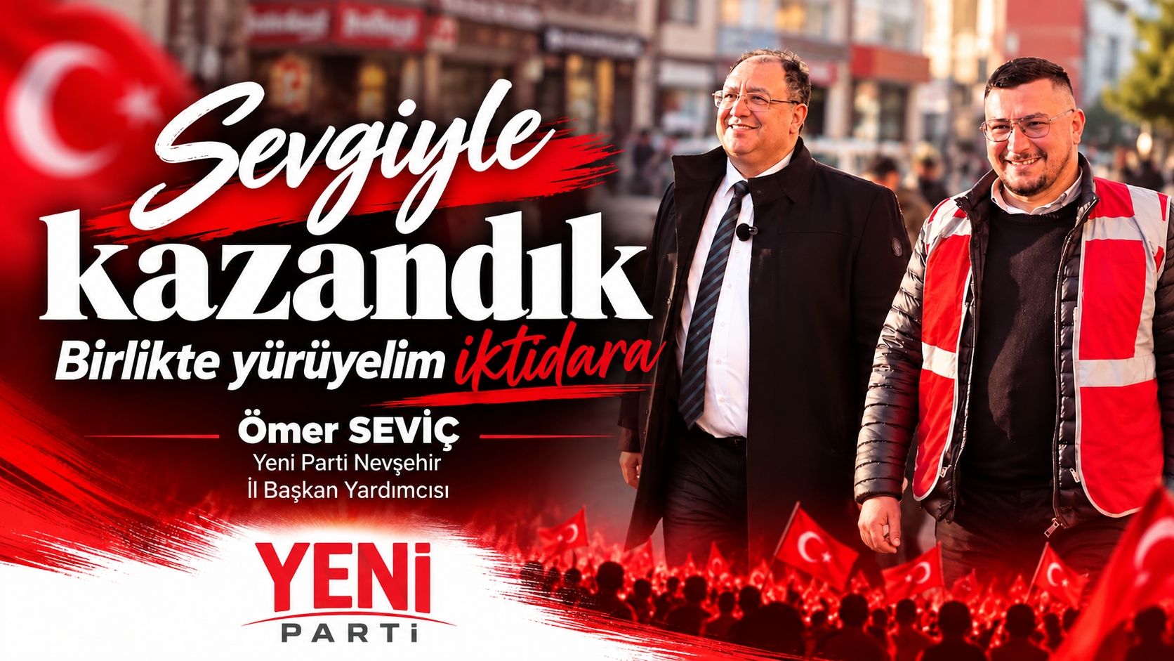 Av.Bülent Yumuş, YENİ Parti Nevşehir İl Başkanlığına Yeniden Seçildi