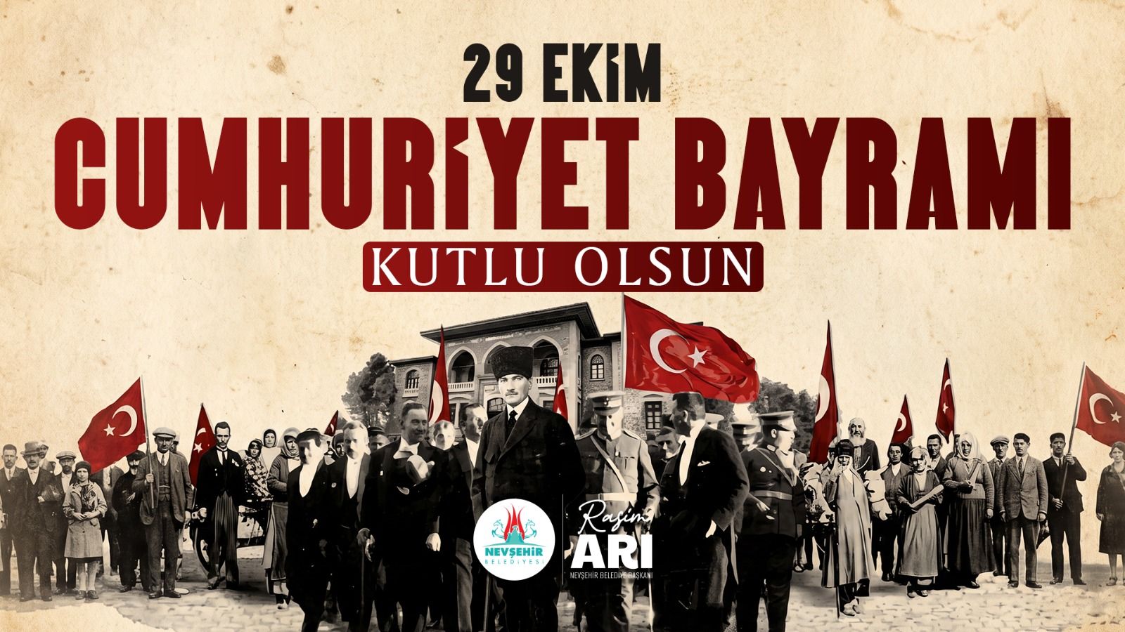 Belediye Başkanı Rasim Arı’nın “Cumhuriyet Bayramı” Kutlama Mesajı