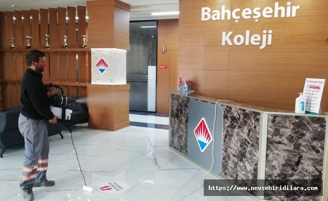Bahçeşehir Koleji'nde Cumartesi Günü Dezenfekte Günü